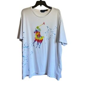 Ralph Lauren Paint Splatter Big Pony T-shirt